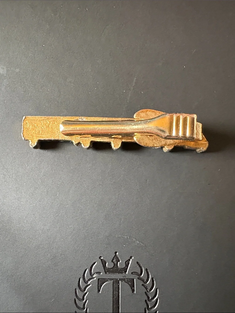 Gold-Tone Semi Truck Lapel Pin - Men Accessories
